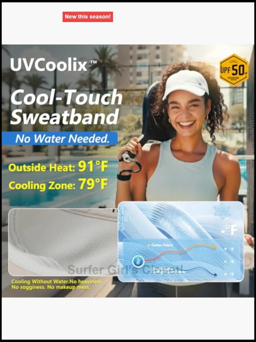 Cooling High Ponytail Baseball Hat UPF 50+ Lightweight Breathable